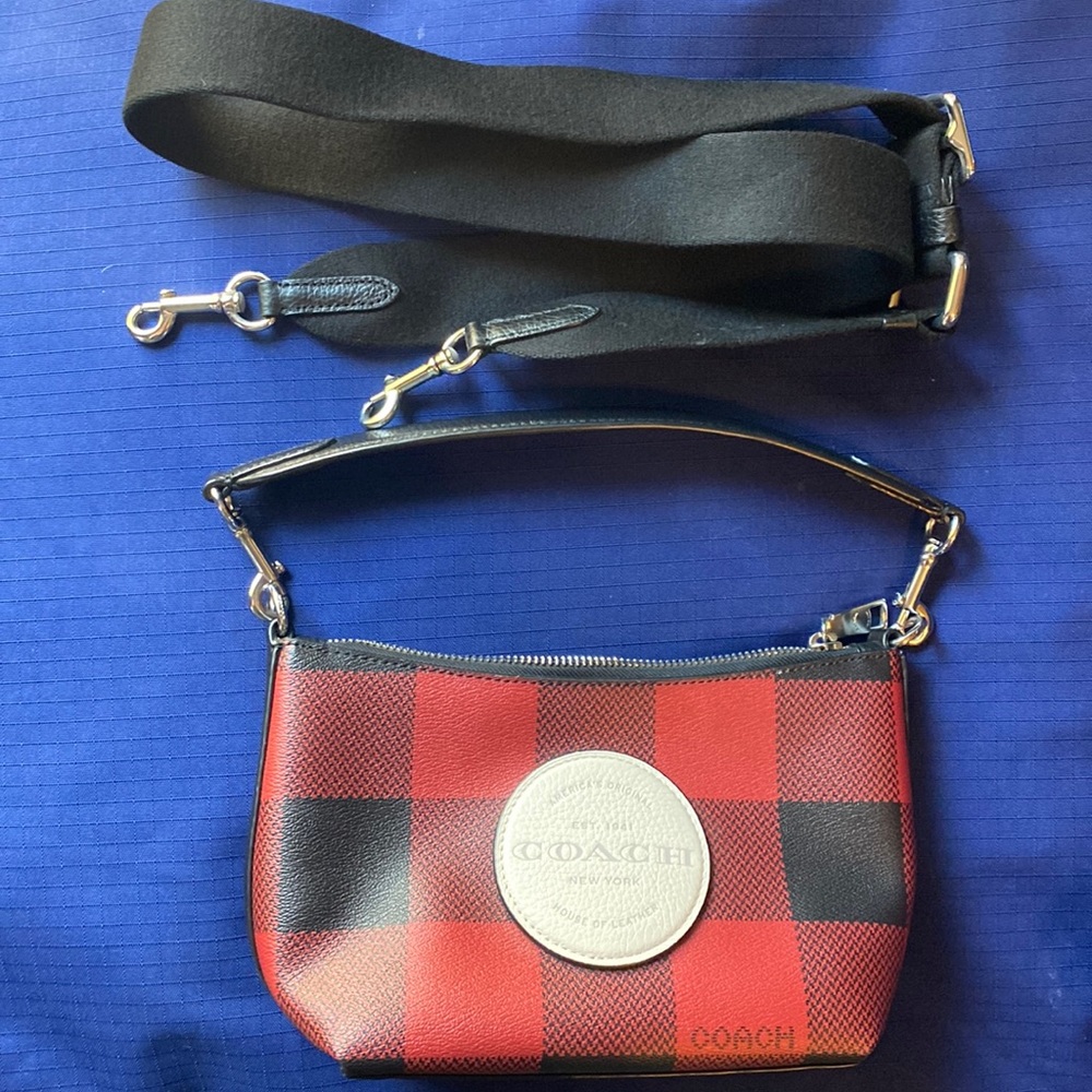 Coach Buffalo Plaid Purse